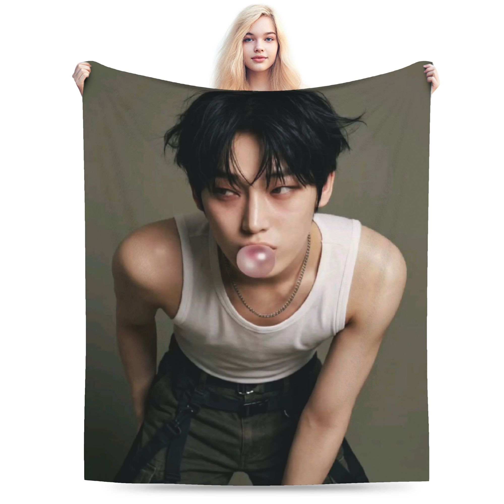 Cashmere Throw Blanket - Koc S-SUNOO Sunshine Cozy do salonu,