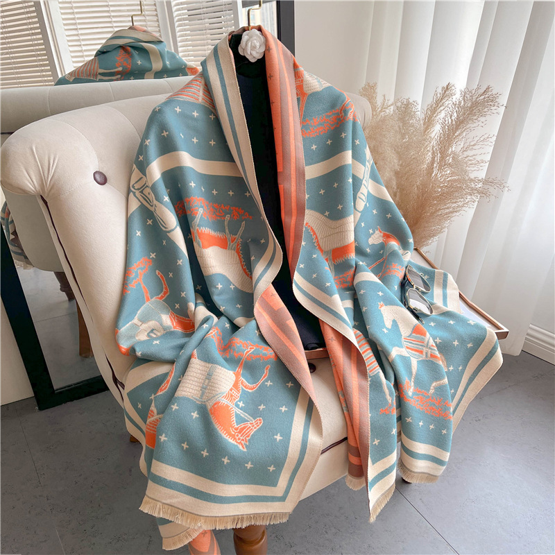 Cashmere Throw Blanket - Luksusowy koc kaszmirowy z grubego kaszmiru