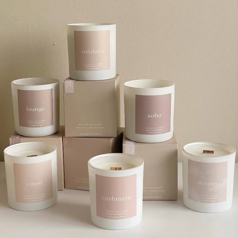 Scented Candle Luxury - Zestaw prezentowy do dekoracji domu, świeca