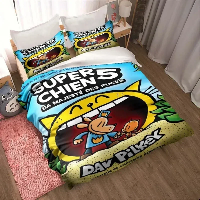 Linen Duvet Cover - Zestaw pościeli z nadrukiem uroczego wzoru
