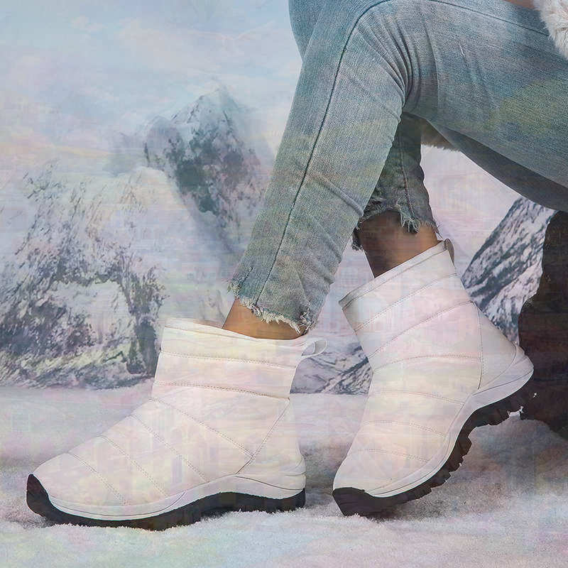 Luxury Lifestyle Shows - Antypoślizgowe termo starsze tenisowe damskie buty
