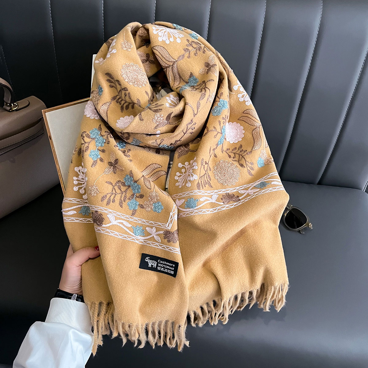 Nowy Zimowy Ciepły Szal Kaszmi – Cashmere Throw Blanket recenzja i cena
