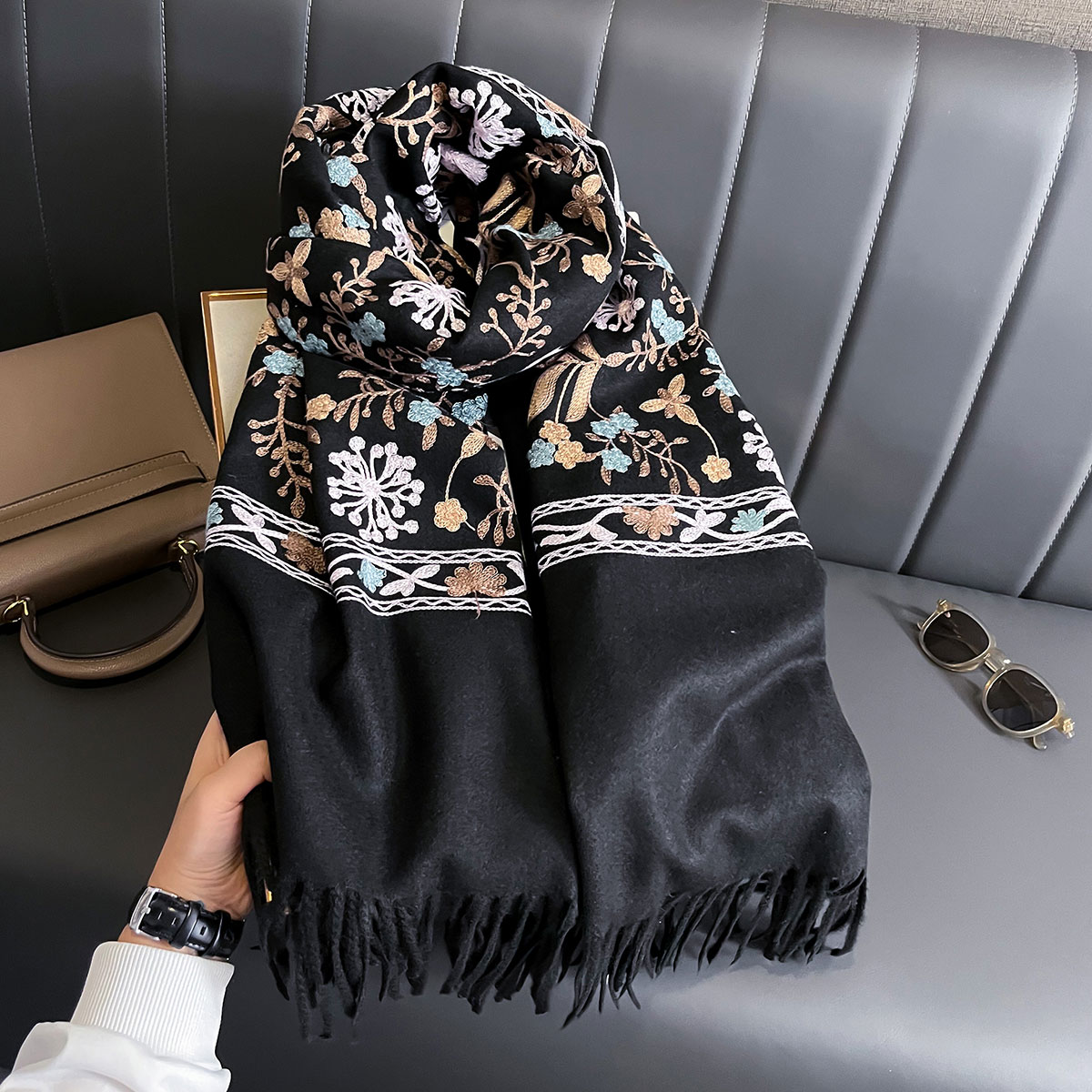 Nowy Zimowy Ciepły Szal Kaszmi – Cashmere Throw Blanket recenzja i cena