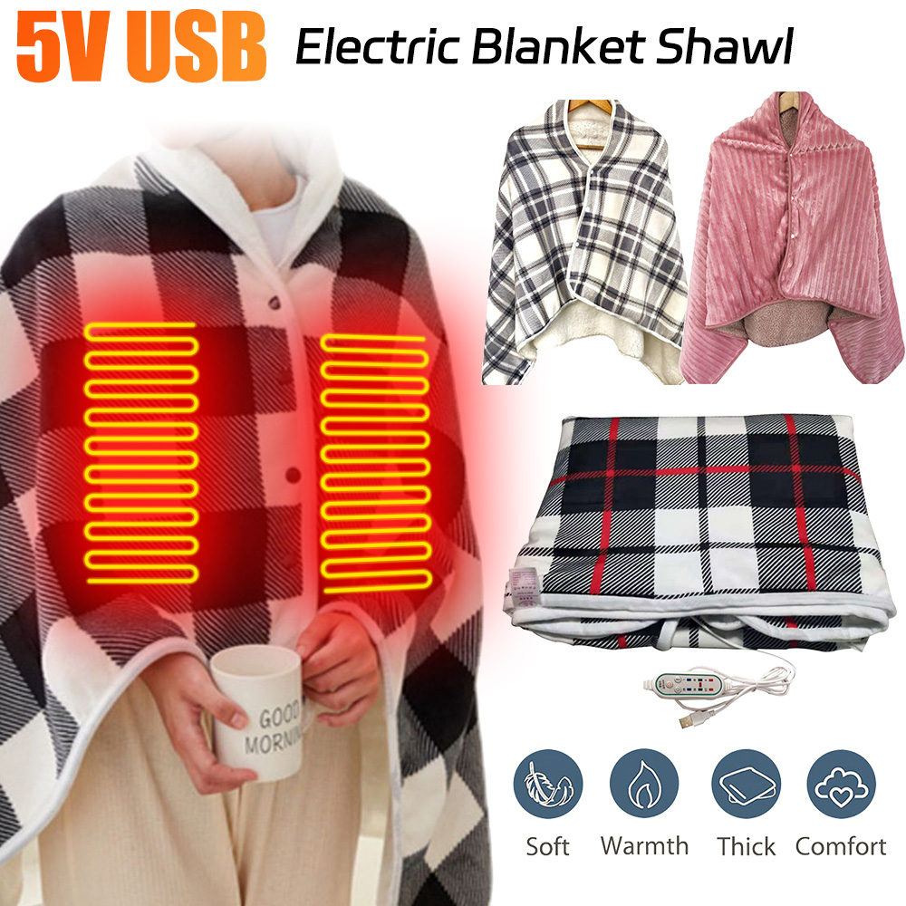 Koc elektryczny do noszenia 5V – Cashmere Throw Blanket recenzja i cena