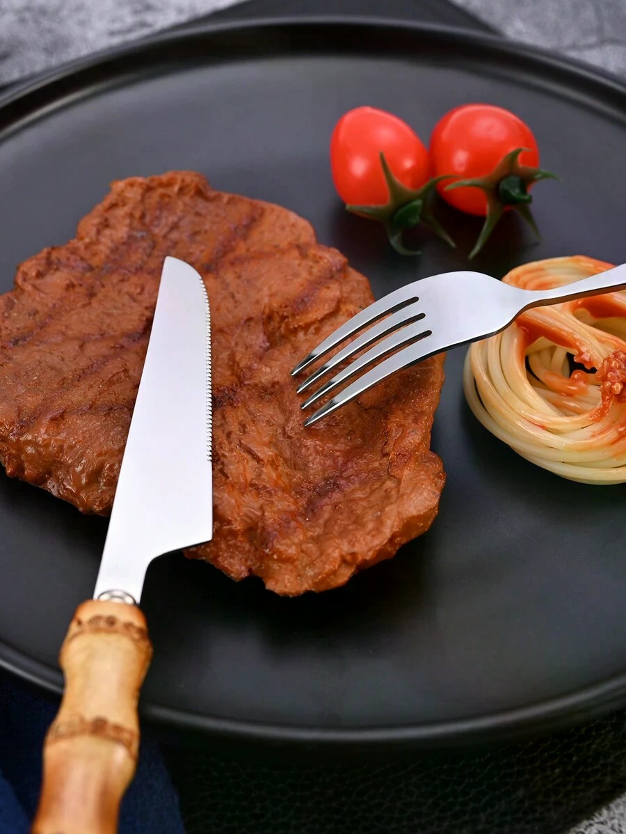 30-częściowy zestaw sztućców z – Bamboo Cutlery Set recenzja i cena