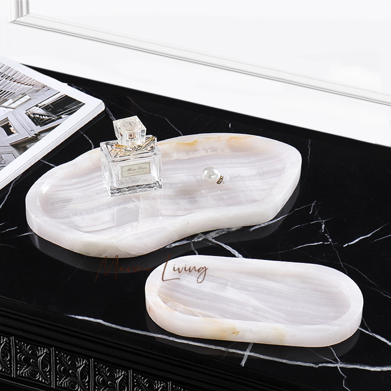 Biała Onyksowa Taca z Naturaln – Scented Candle Luxury recenzja i cena