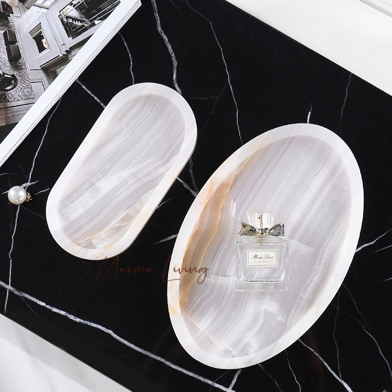 Biała Onyksowa Taca z Naturaln – Scented Candle Luxury recenzja i cena