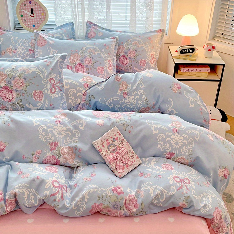 4-częściowy Pastoralny Zestaw  – Linen Duvet Cover recenzja i cena